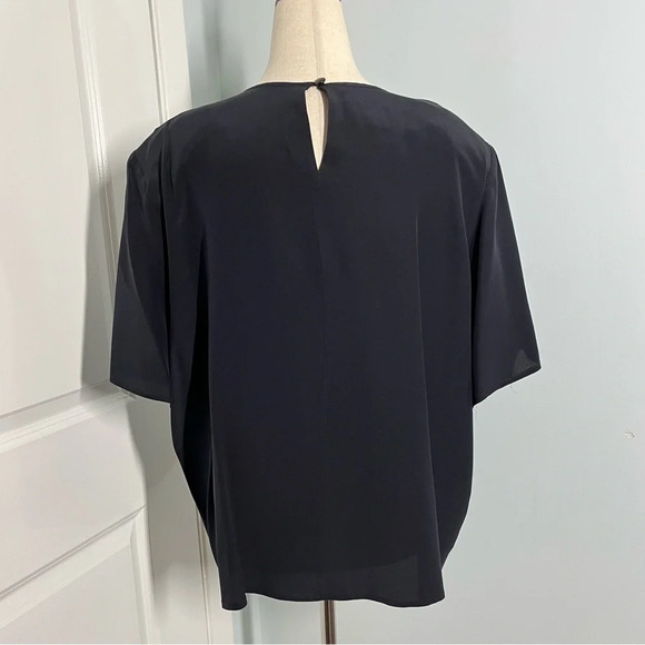 Laura & Jayme two black vintage 100% silk blouse size 1X - Picture 10 of 11